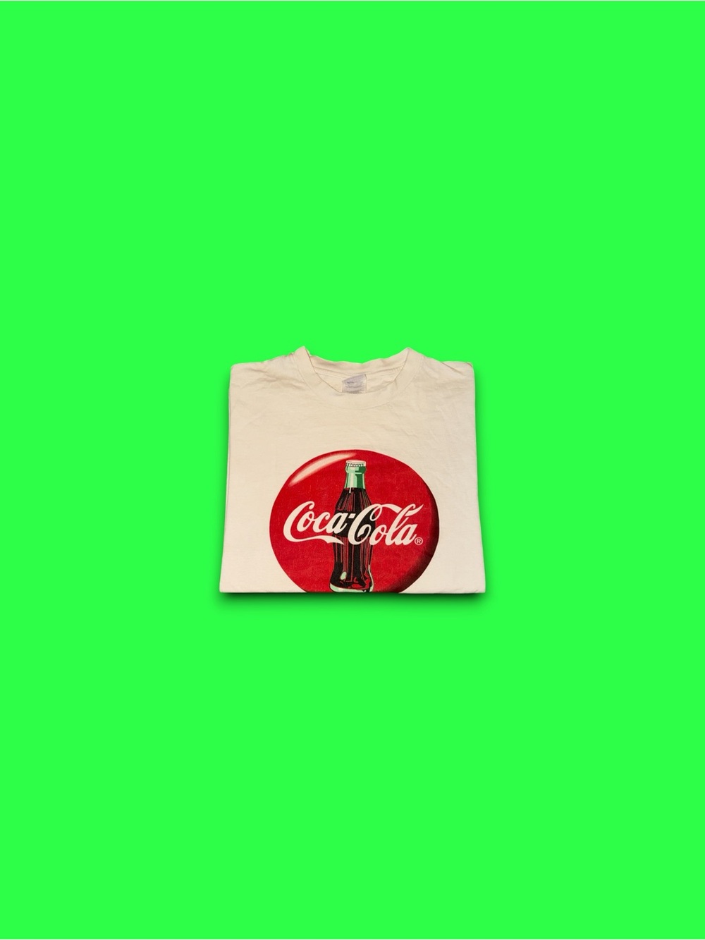 Vintage Coca Cola Coke bottle 90’s Hanes t-shirt
white mens XL